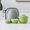 Travel Tea Set Kuaike Cup Portable High-end Outdoor Travel Tea Cup One Pot Two Cups Ceramic Tea Pot