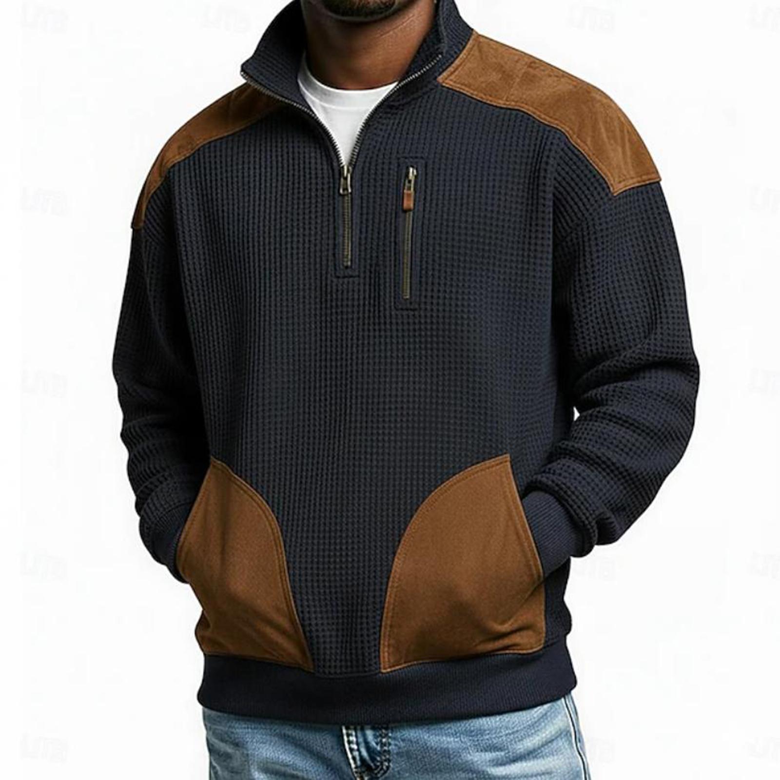 Men s Retro Casual Loose Shirts XL чёрный