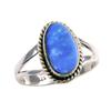 Natural Australian Opal Gemstone 925 Solid Sterling Silver Jewelry Ring S.6 V8w74