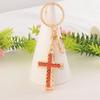 Cross Metal Car Pendant and Geometric Women's Bag Accessory
