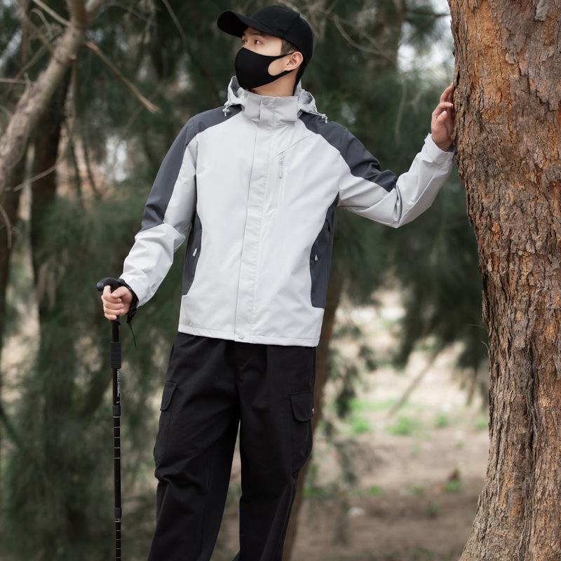 Jacket Men's Spring and Autumn Trend Loose Jacket Couple Thin Sports Outdoor Windproof Waterproof Jacket