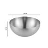 Fruit Salad Bowls Golden Stainless Steel Large Capacity Korean Style Food Container Soup Rice Noodle Kitchen Tableware for Home