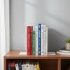 Durable Metal L-shaped Bookends Thickened Books Book Support Rack Book Stand  Books Storage