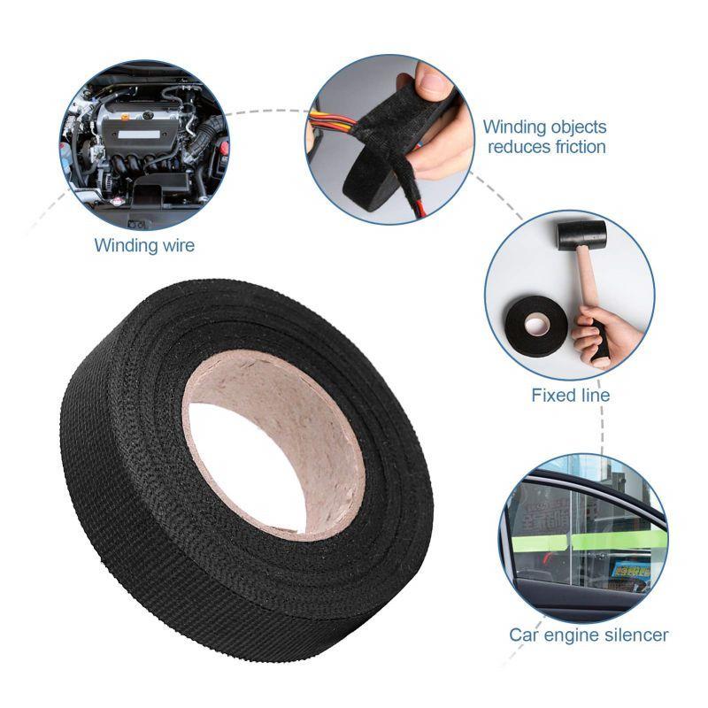 Auto Car Flannel Flannelette Adhesive Tape Wiring Harness Anti Rattle Self Adhesive Felt Tape Auto Repair Tools