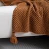 Nordic Style Knitted Office Nap Blanket - Versatile Shawl & Bed Runner