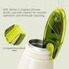 Handheld 4 In 1 U-shaped Cleaning Brush Rotatable Cup Mouth Brush  Baby Bottles
