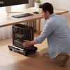 Suporte de CPU Suporte Ajustável Suporte para PC Carrinho Suporte Móvel para Torre de Computador Com Rodízios Ajustáveis Suporte de Mesa Ajustável