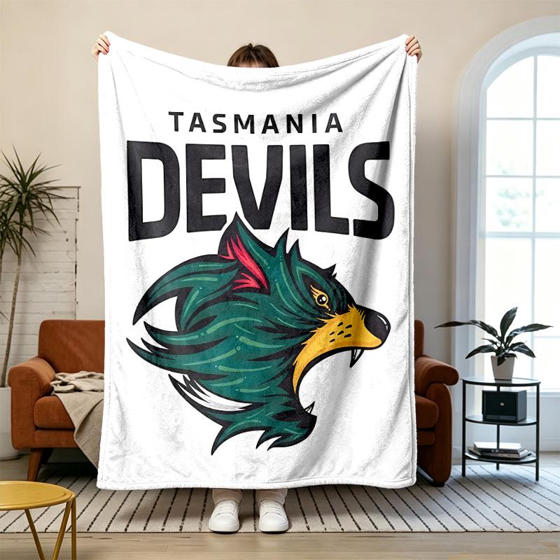 Tasmania Devils Soft and comfortable flannel Suitable for sofas living rooms outdoor camping travel and also makes a great anniversary gif