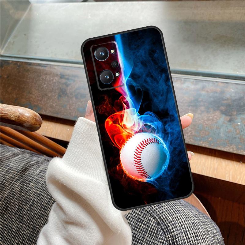 Baseball Case For Realme 13 Pro Plus 11 12 14 C71 C75 C55 C51 C53 C25 C63 C61 C65 C67 GT6 GT7 15 Pro