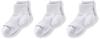 Running Dry Ankle Arch Set of Size 140 Kids' 3-Piece Boots, NNJ82031, Antibacterial, Moisture-Wicking, Quick-Drying, Support, 3, White,