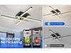 Modern Minimalist LED Ceiling Light for Living Room and Bedroom