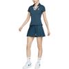 Nike Fashionable Comfortable Skin-Friendly Short Sleeve Polo Shirt Women Tops Navy-Blue FZ0277-478