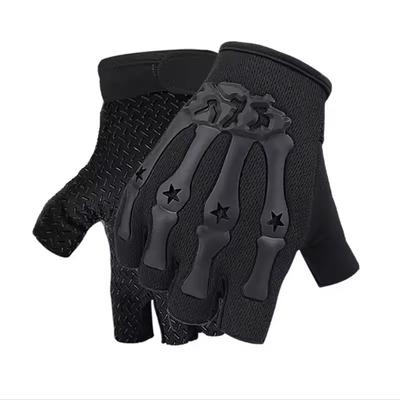 Outdoor Cycling, Half Finger, Men's and Women's Anti Slip Tactics, Fitness, Mountain Climbing, Fishing, Half Finger, Bicycle Glo