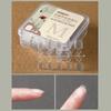 100 Pcs Kids Fake Nail Tips False Nails Press On Nails Coffin Artificial Nails Clear Fake Nail Tips For Extension Manicure Tool