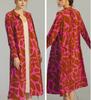 Ellichoi Nolita Printed Shirt Dress [Fuchsia]