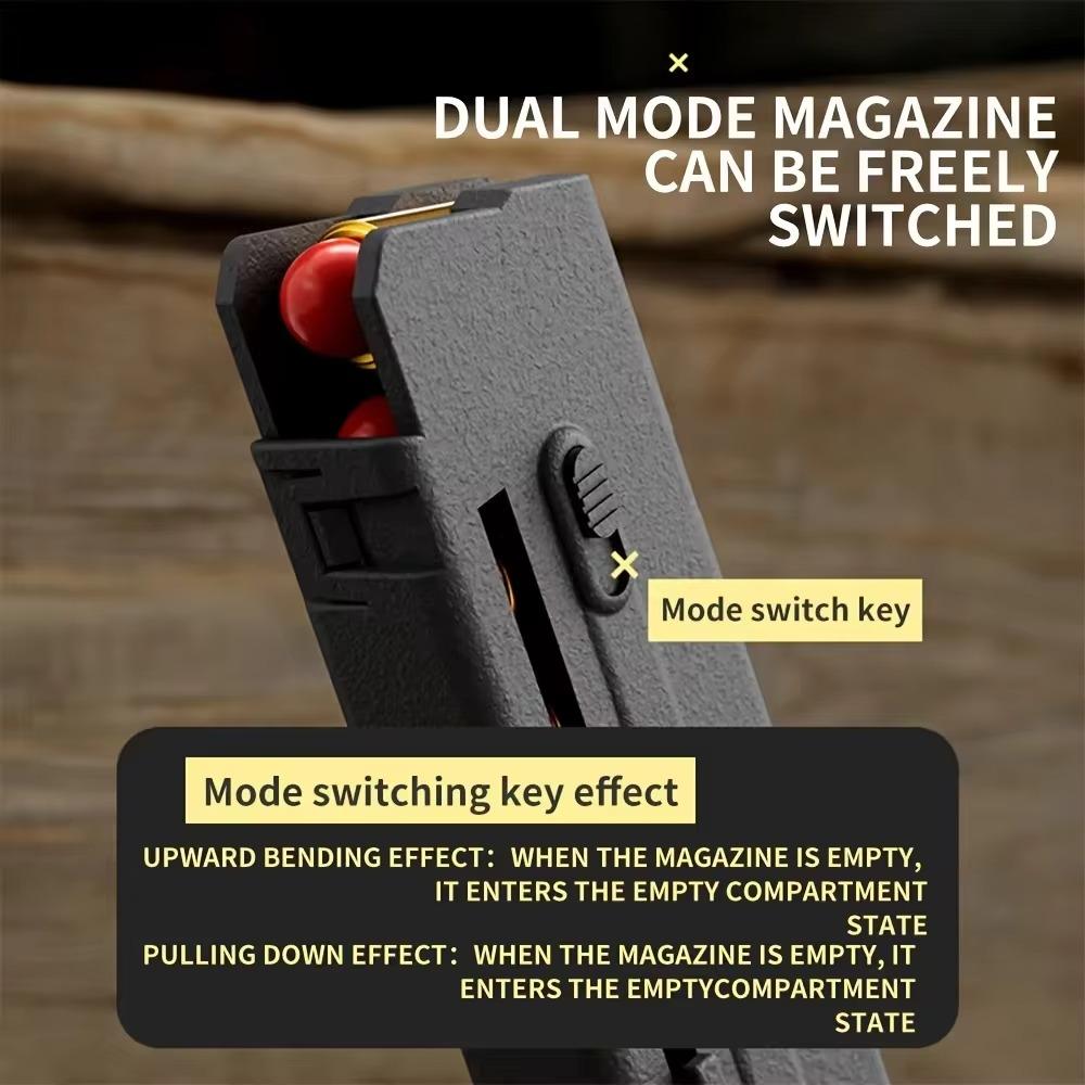 Pocket Mini M1911 Continuous Shell Throwing Toy Gun Education Gun Model Soft Bullet Launcher BlowBack Airsoft Pistol