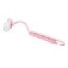 S Type Plastic Toilet Brush with Curved Bent Handle for Under Rim Cleaning