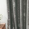 Pânză Blackout Fierbinte Argintie Neagră Perdea Gri Închis Perdea Finisată Perforată Pânză Perdea Stil Nordic