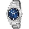 Velocità Blue Stainless Steel/Silver Male Quartz with Date Watch R8853153001