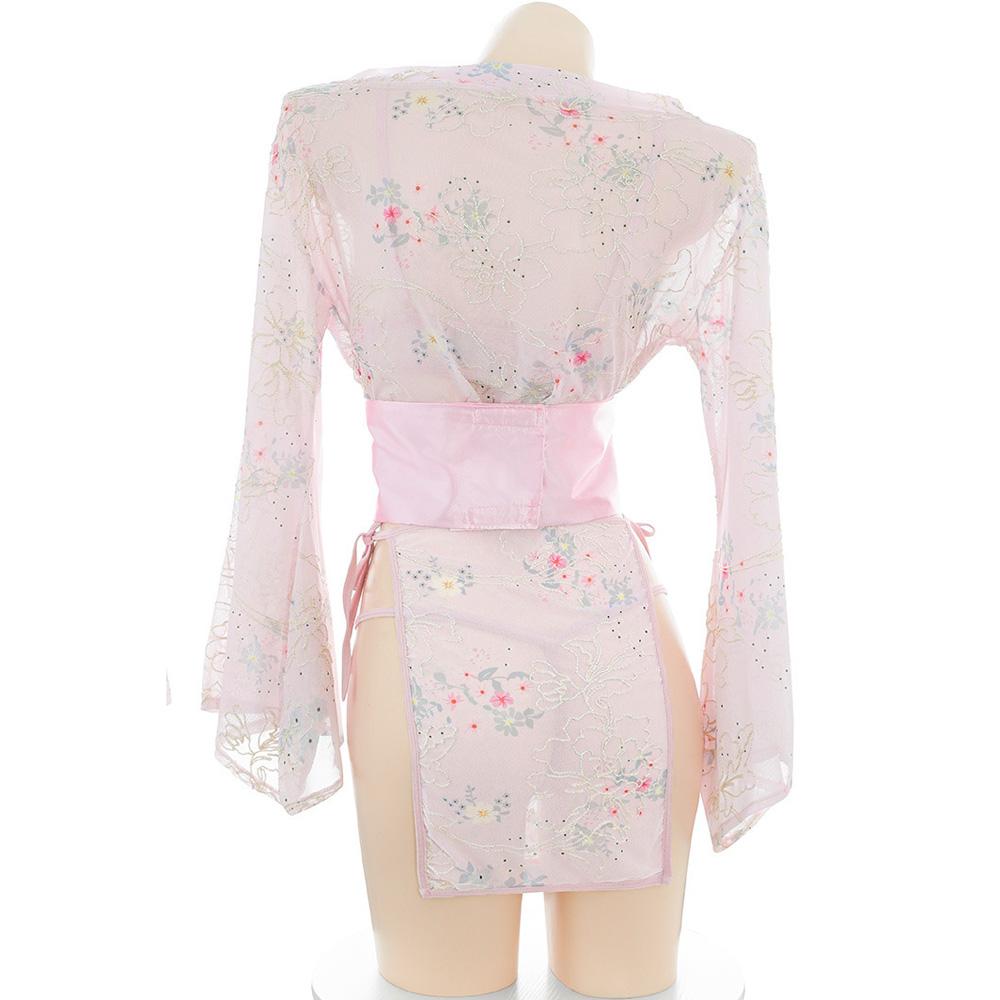 Erotic Sexy Japanese Anime Girl Sexy Kimono Uniform Women Bathrobe Outfits Cosplay Costume