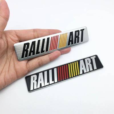 3D hliníkové samolepky písmena RALLIART logo odznak na auto nálepky příslušenství pro ancer asx outlander pajero galant Mitsubishi