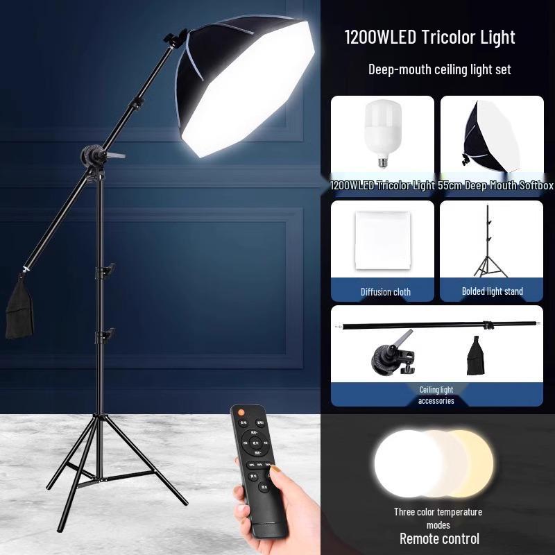 5070 Softbox Lighting Kit for Photography & Video Broadcasting: Indoor Portrait & Clothing Shooting
