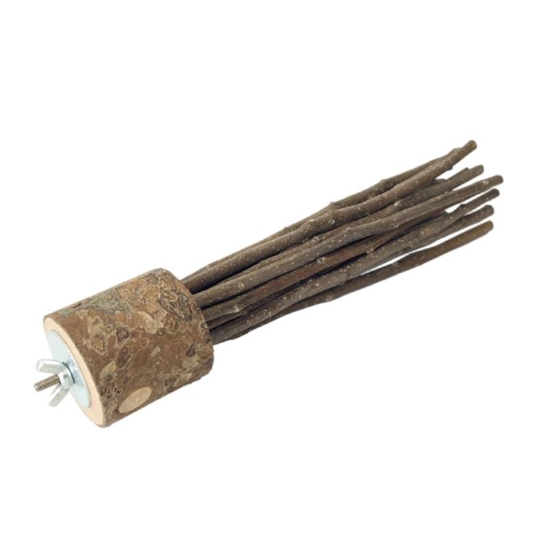 Parrots Grinding Scratchers Perch Stands Bird Stand Cage Toy Stick Rack Toy Branch Grinding Perch Standing