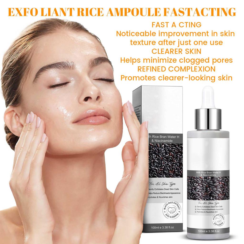 Rice And Black Rice Exfoliating Gently Cleanses And Exfoliates To Care For Soft Skin100ml
