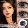 Eyeshare 1 Paar PRAG Kristall Kontaktlinsen für Augen Natürliche braune Linse Augen Make-up Kontaktlinsen Koreanische graue Linse