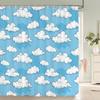1 pack Children's cartoon style polyester shower curtain waterproof cloth bathroom partition curtain home decorative curtain