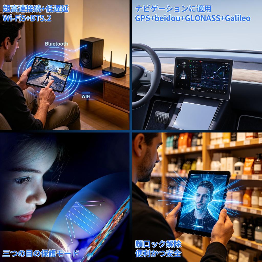 16 Zoll Tablet Groß X95 Tablet mit 7000mAh 5G WiFi Gesicht YouTube Widevine L1 Tablet Android 10-Zoll-BildschirmBvlary Hülle, 20GB+128GB+2TB Erweiterbar, Typ-C