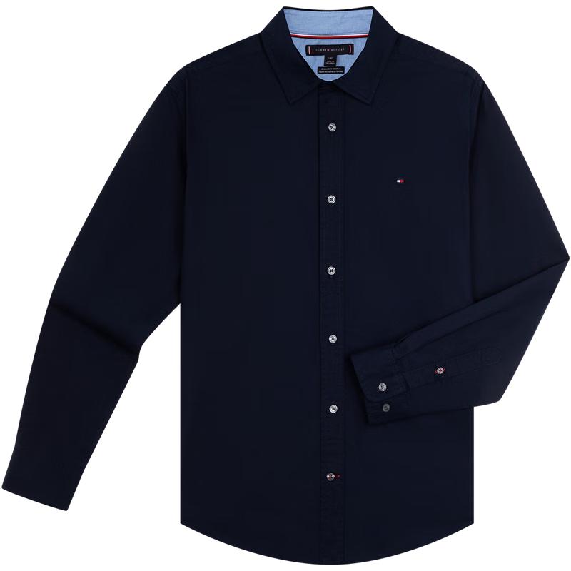 

Tommy Hilfiger Men s Lightweight Poplin Long-Sleeve Shirt S