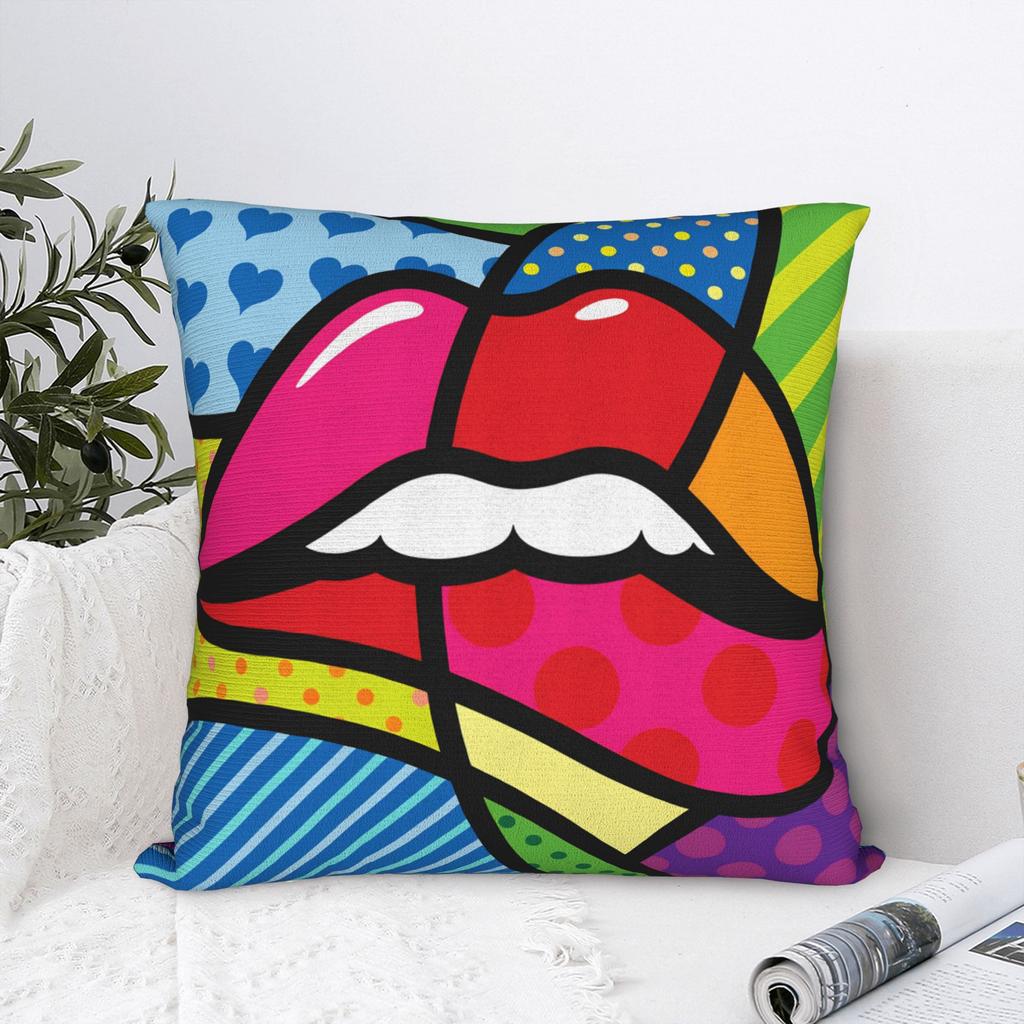 Brittos Art Rabbit Dog Heart Jesus Pillow Cover Comfy Cushion Cover Morden Pillow Case For Chair Sofa Home Decor