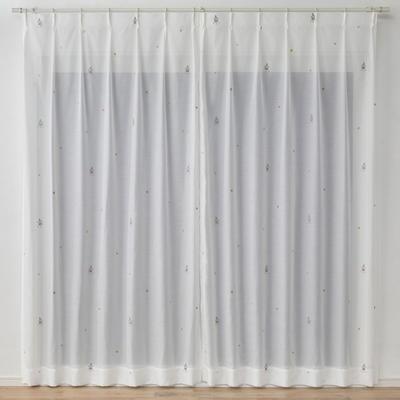 Suminoe MOOMIN Ringo Voile Curtain Sheer 1 Piece 100 X 133cm W Gaburi! 342-74316