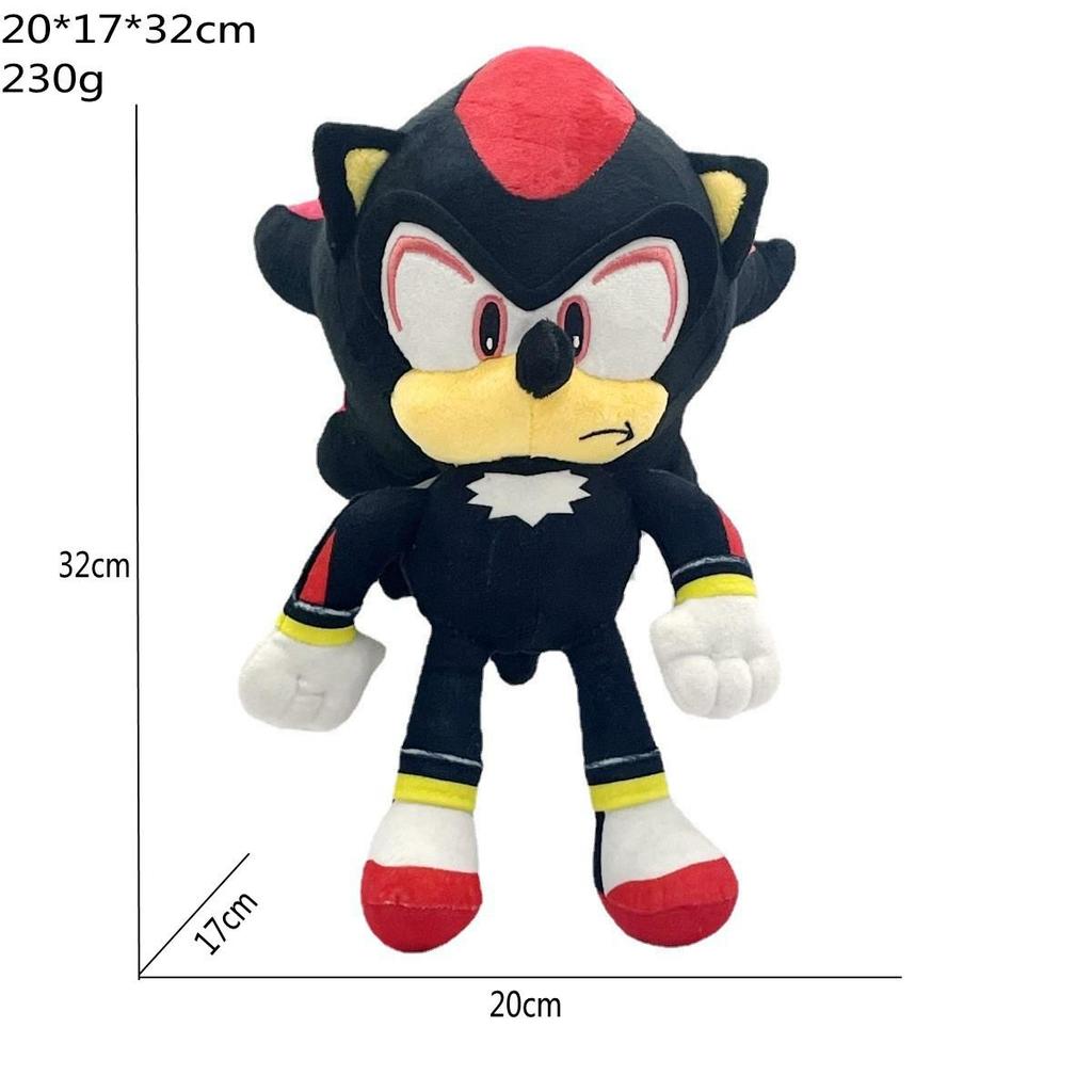 Hedgehog Sonic Plush Toy Backpack - Super Sonic & Tails Doll Set