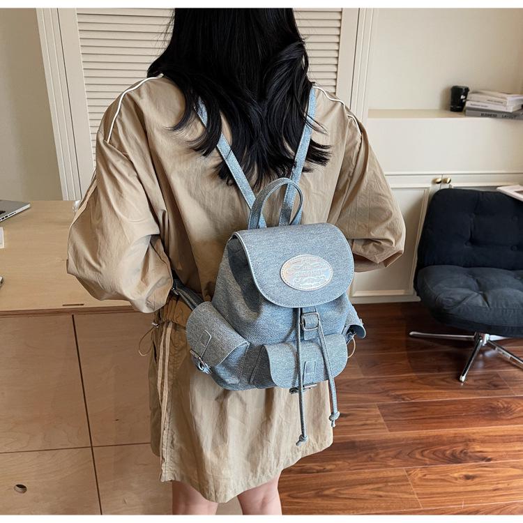 2025 Koreanischer Preppy Damenrucksack mit mehreren Taschen: Einfache, vielseitige Reisetasche für den Sommer