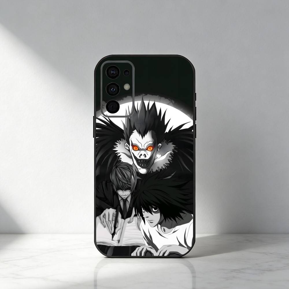 

K-Kira D-DEATH L Note Phone Case For Samsung S25,S24,S21,S22,S23,S20,Ultra,S26,Plus,Fe,Note,5G Black Cover Samsung S20fe