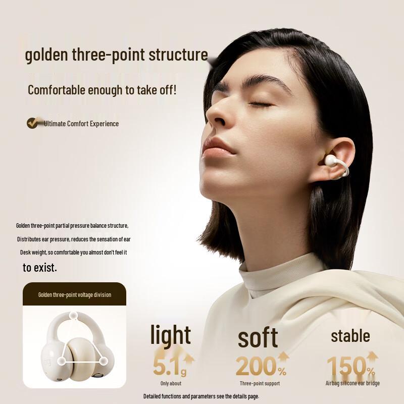 Saina Z60S Open-Ear Bluetooth Sport Ear Clip Headphones