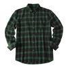 Erkek Düğme Aşağı Gömlek Casual Flanel Ekose Slim Fit Uzun Kollu Yayılmış Yaka Hafif Üstler