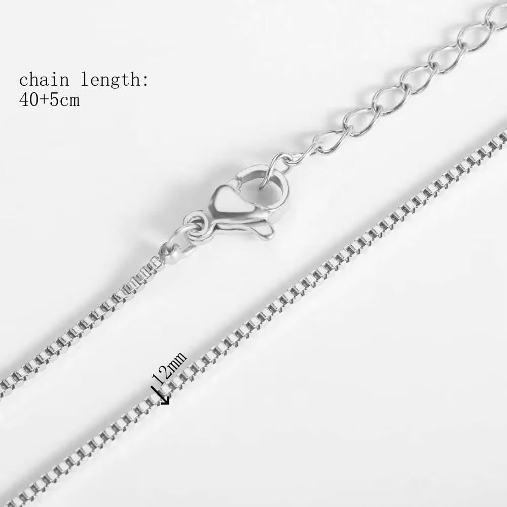 10pcs/Lot 45cm Stainless Steel 304 Link Necklace For Women Jewelry Making Accessories Diy Handmade Supplies Golden Silvery Chain