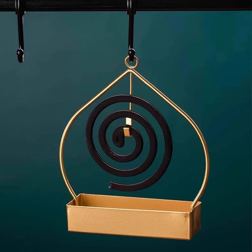 With Tray Mosquito Repellent Incenses Rack Coil Incense Burner Frame  for Household Bedroom Patio