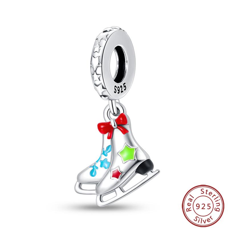 100% Copper Snowman Penguin Fireplace Warm Winter Series Charms Beads 3Mm Diy Fine Jewelry Making