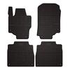 Dywaniki Samochodowe Gumowe Do: Mercedes GLS X167 SUV (2019-) - Czarne, Dopasowane