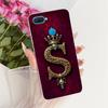 Transparent For Oppo A12 Case Cover Luxury Crown Aesthetic A-Z Letters 2D Flat Pattern Soft Casing For Oppo CPH2083 CPH2077
