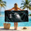 Philadelphia Eagles Fashion Beach Towel Portable Soft Quick Dry Towel For Swimming Camping Holiday Use