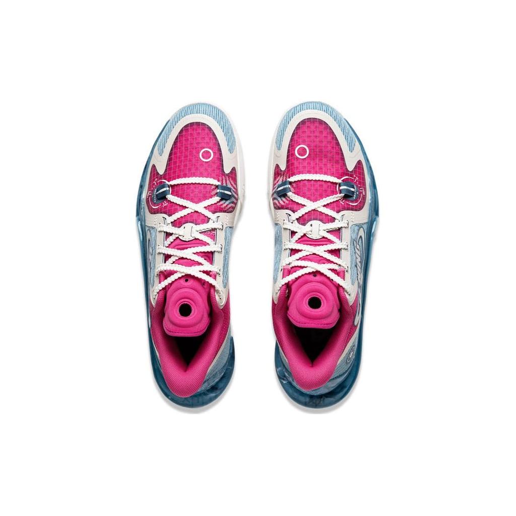 Li Ning SONIC 11 Astro S2 Flach Textil, Synthetikleder Dämpfung Rutschfest Abriebfest Niedrig geschnitten ABAT021-7
