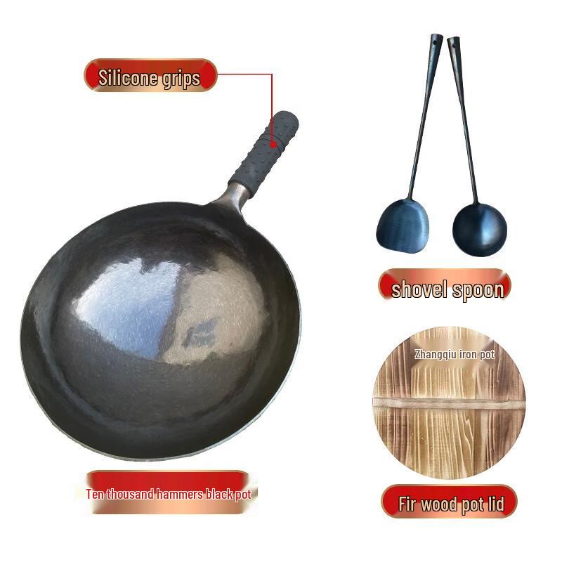 Yoshida Craftsman Hand-Forged Iron Wok