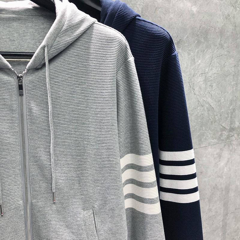TIME BREATHE Men's & Women's Autumn Water Ripple Hoodie Jacket Set