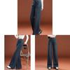 Womens High Waist Wide Leg Jeans With Modal Fabric For Casual And Office Wear