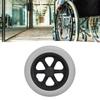 Wheelchair Caster 12in Solid PU Wheel Non Slip Manual Wheelchair Replacement Parts Gray